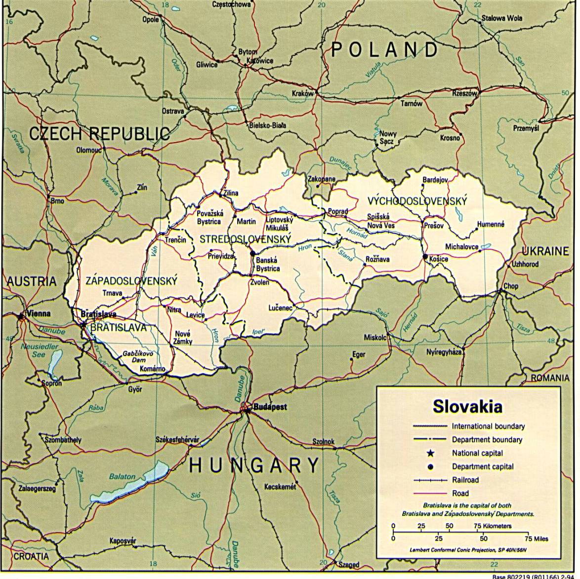 斯洛伐克地图