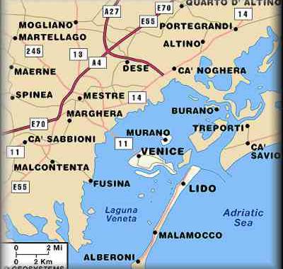 意大利-威尼斯地图