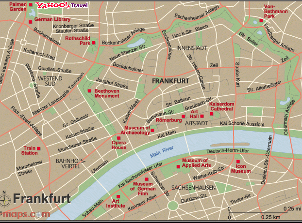 德国-法兰克福地图