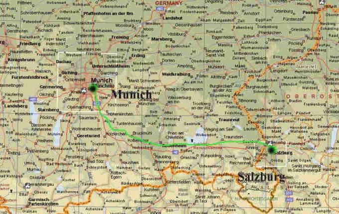 德国-慕尼黑地图