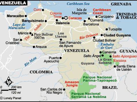 委内瑞拉地图,委内瑞拉地图高清中文版