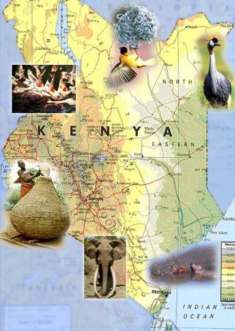 肯尼亚地图,肯尼亚地图高清中文版